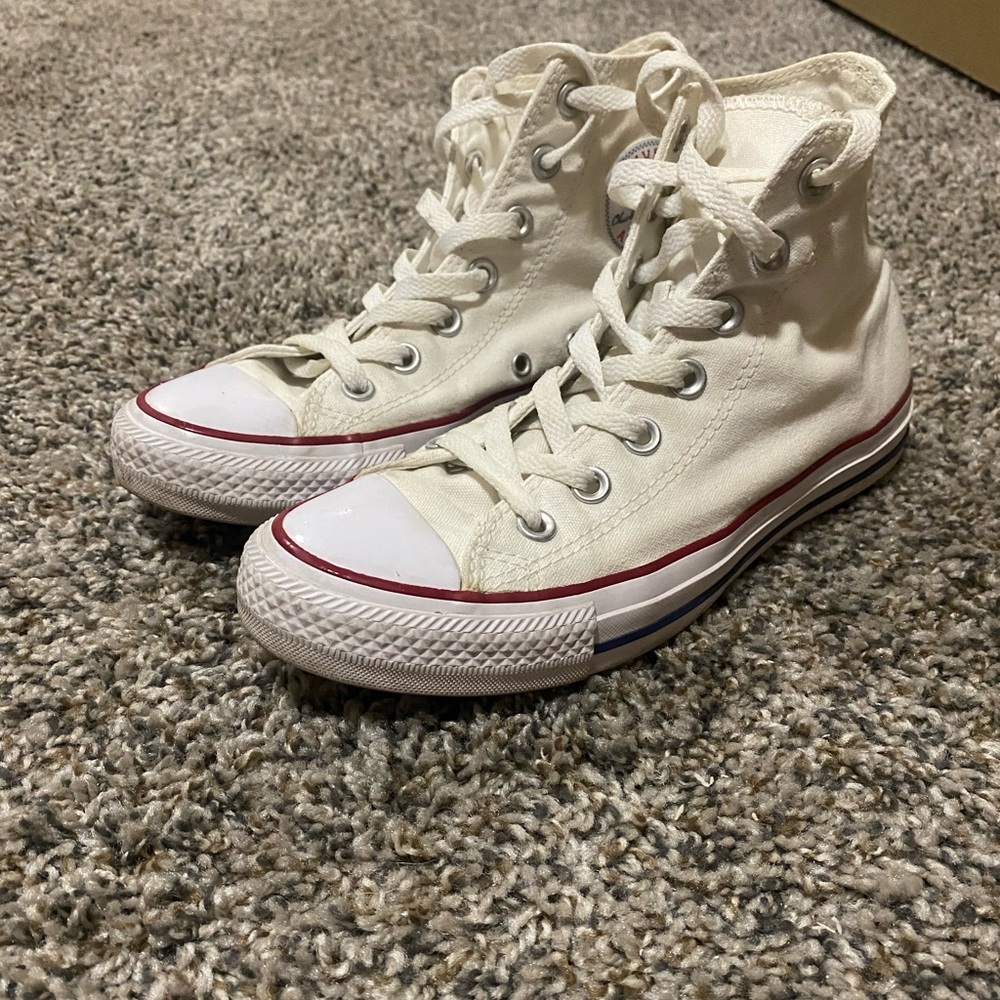 White High Top Converse